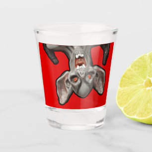 I'll be waiting. . . shot glass