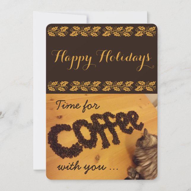 I'll Bring the Coffee Card by RoseWrites (Front)