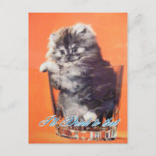 I'll drink to that Postcard
