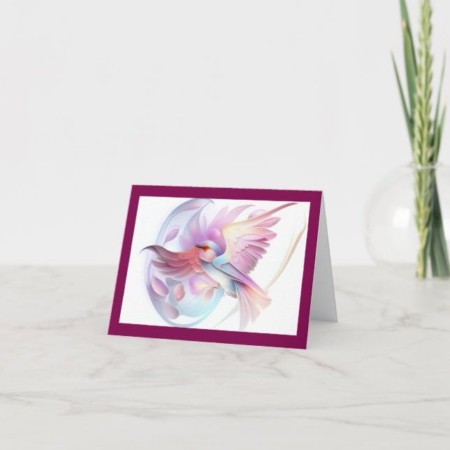 I'll Fly Away(4) Folded Note Card (Front)