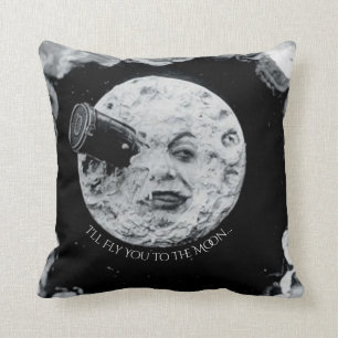 I'll Fly You to the Moon Throw Pillow