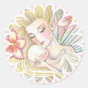 I'll Forever Love You Fairy Mama and Baby Stickers