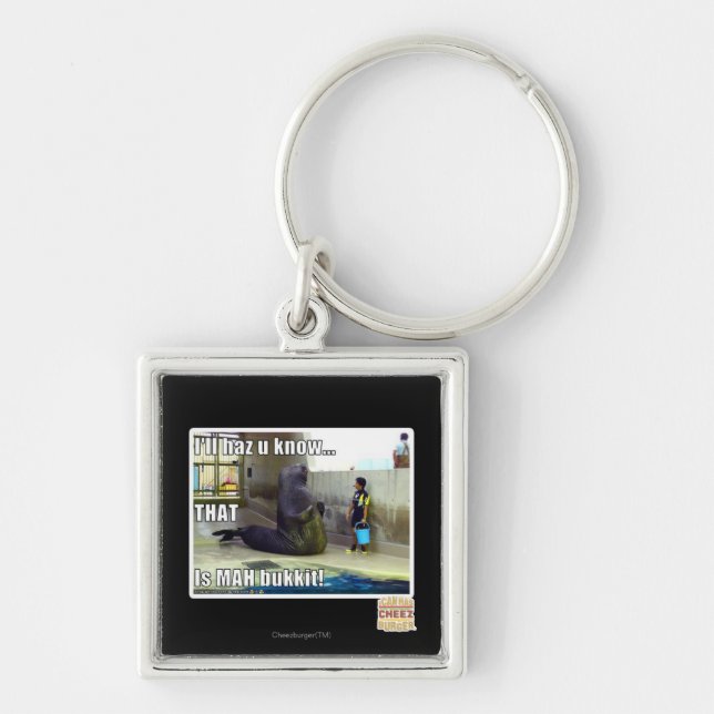 I'll haz u know keychain (Front)