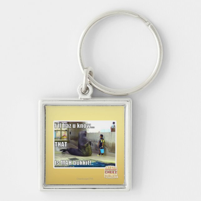 I'll haz u know keychain (Front)