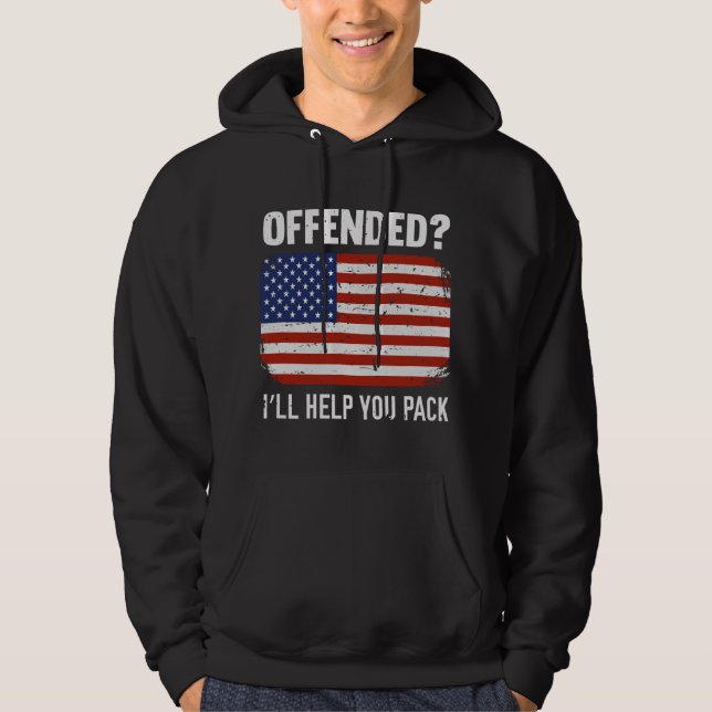 I'll Help You Pack Conservative  Hoodie (Front)
