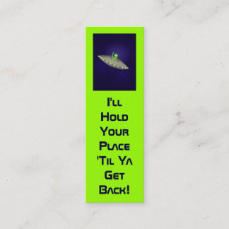 I'll Hold Your Place bookmark Mini Business Card