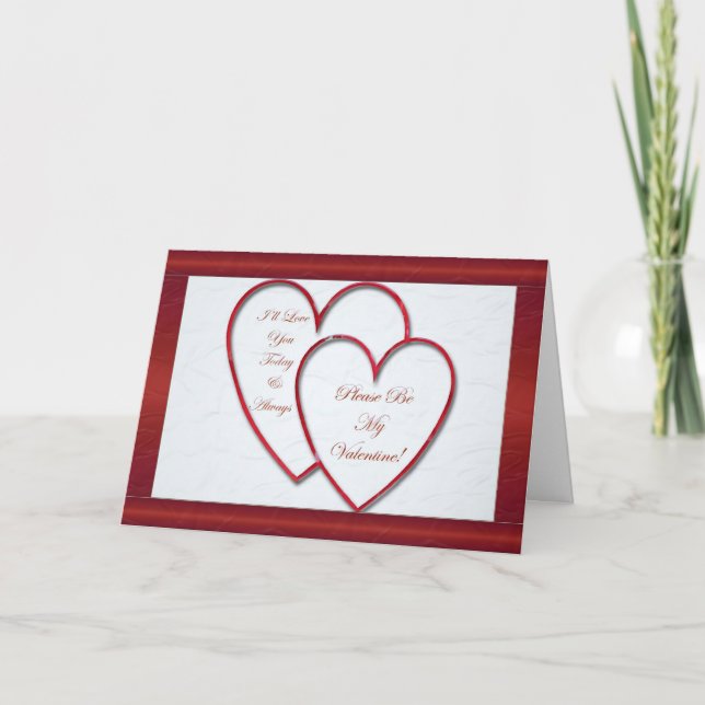 I'll Love You Today & Always Card (Front)