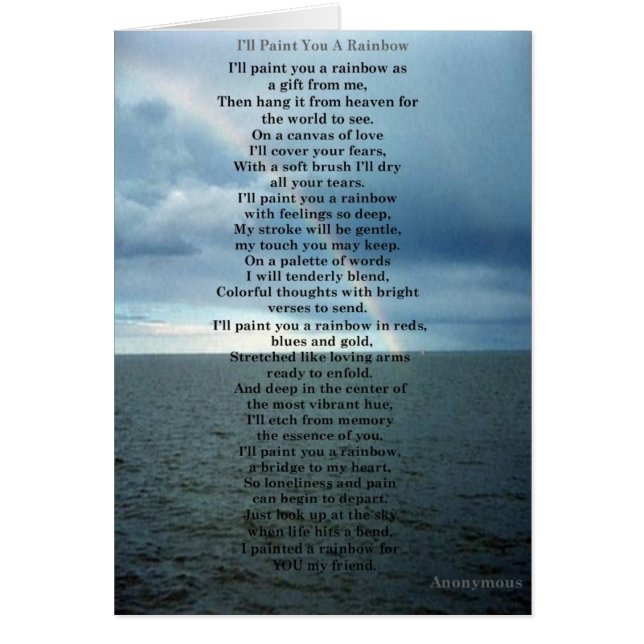 I'll Paint You A Rainbow (Front)