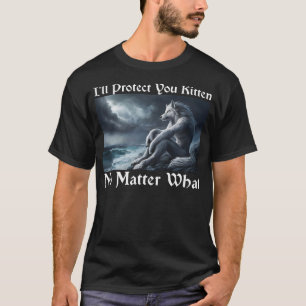 I'll Protect You Kitten No Matter What Alpha Wolf T-Shirt