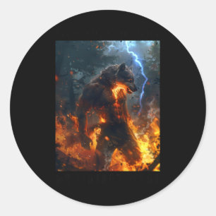 I'll Protect You Kitten No What Alpha Wolf Sticker