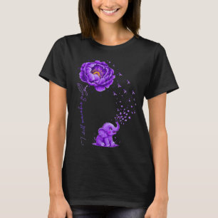Ill Remember For Purple Elephant Alzheimers T-Shirt