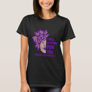 I'll Remember For You Butterfly Heimerheimer Aware T-Shirt