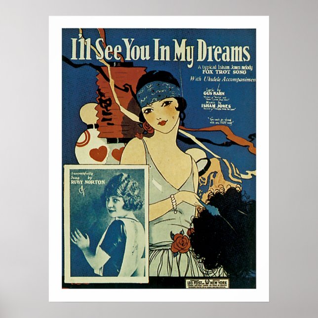 "I'll See You In My Dreams" Poster (Front)