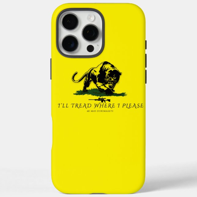 I'll Tread  Where I Please Case-Mate iPhone Case (Back)
