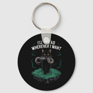 I'll Tread Wherever I Want Funny Cat lover Keychain