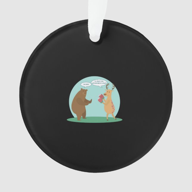 I'll With My Bear Hands Oh Deer Funny Creative Sty (devant)