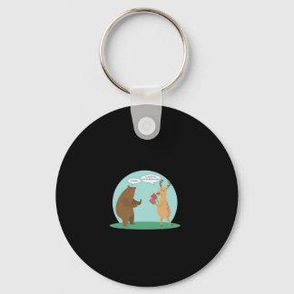 I'll With My Bear Hands Oh Deer Funny Creative Sty Keychain