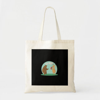 I'll With My Bear Hands Oh Deer Funny Creative Sty Tote Bag