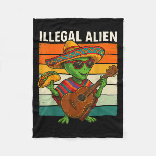 Illegal alien  fleece blanket