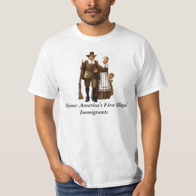 Illegal Immigrants T-Shirt (Front)