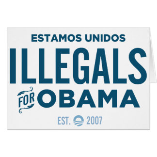 Illegals pour Obama
