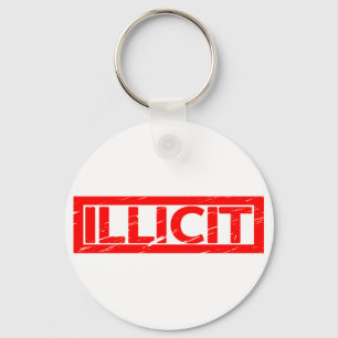 Illicit Stamp Keychain