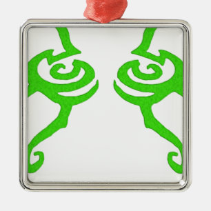 Illidan Rune Design Metal Ornament