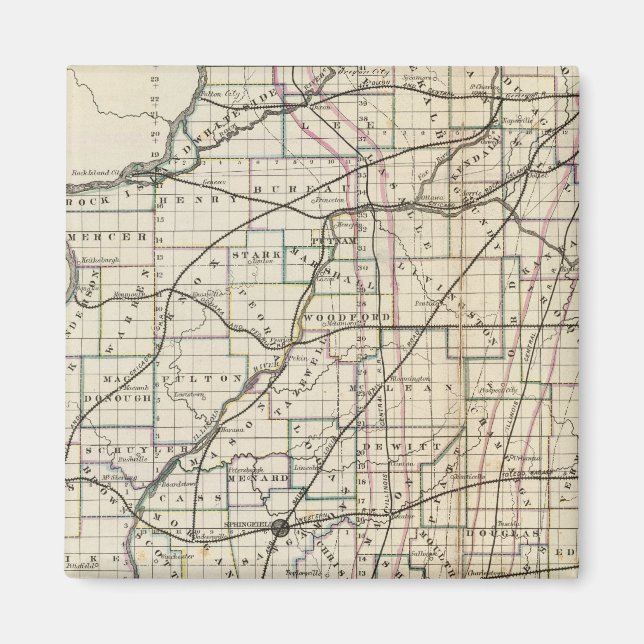 Illinois 13 magnet (Front)