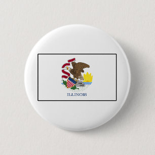 Illinois 2 Inch Round Button
