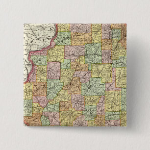 Illinois 2 Inch Square Button