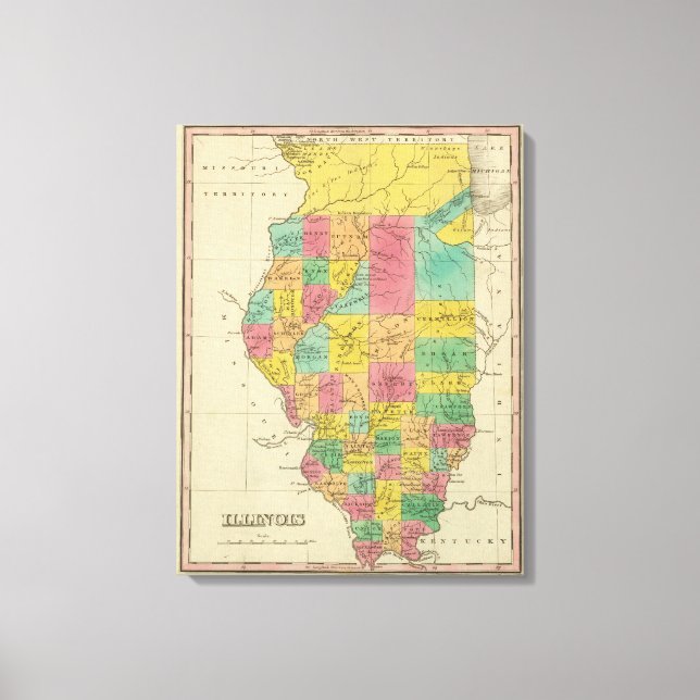 Illinois 4 canvas print (Front)