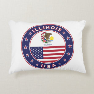Illinois Accent Pillow