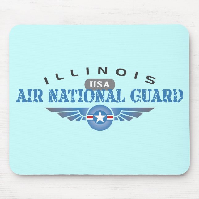 Illinois Air National Guard - USA Mouse Pad (Front)