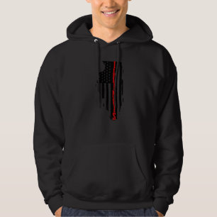 Illinois American Flag State Map Pride Patriotic 4 Hoodie