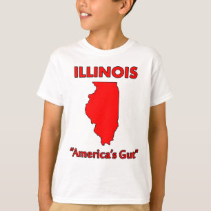 Illinois - America's Gut T-Shirt