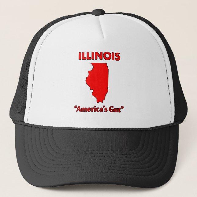 Illinois - America's Gut Trucker Hat (Front)