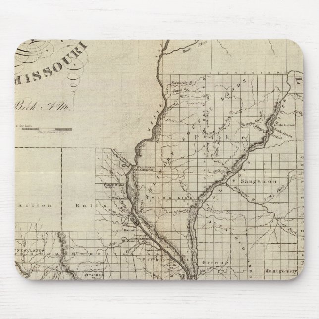 Illinois and Missouri 3 Mouse Pad (Front)