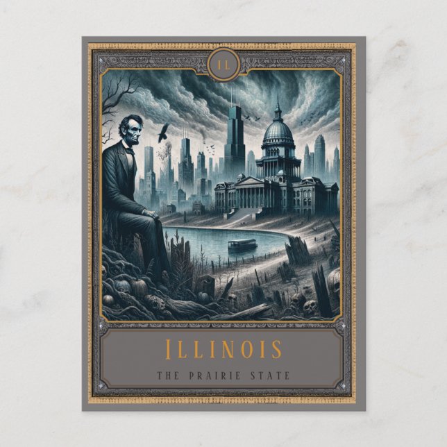 Illinois | Carte postale Art gothique (Devant)