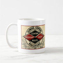 Illinois Central Railroad Vintage Logo Mug