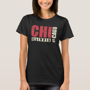 Illinois Chicago USA America State T-Shirt