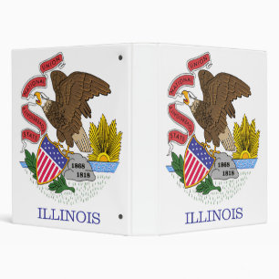 Illinois Flag Binder