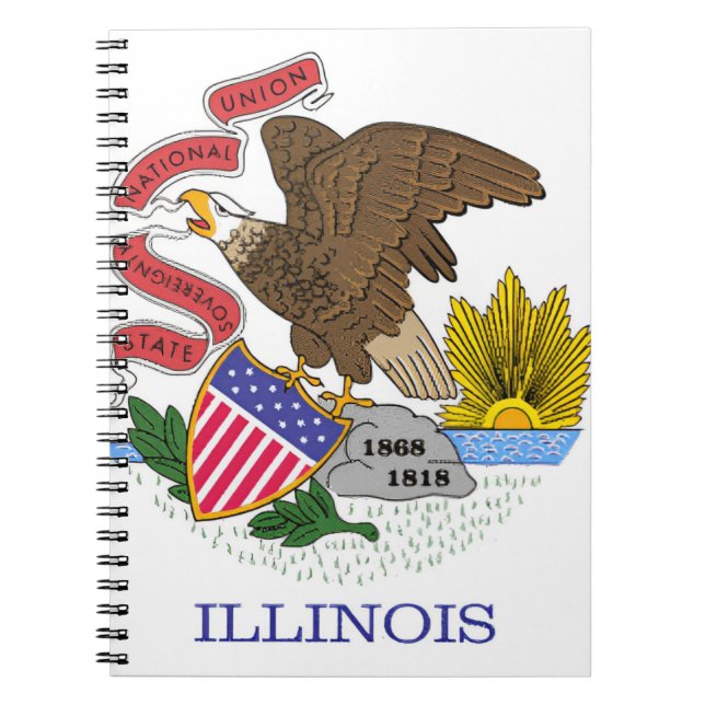 Illinois Flag Notebook (Front)