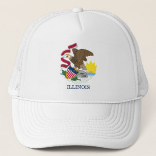 ILLINOIS FLAG TRUCKER HAT