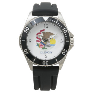 Illinois Flag (US State) Watch