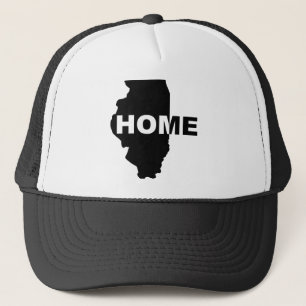 Illinois Home Away From Home Ball Cap Trucker Hat