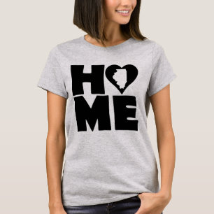Illinois Home Heart State Tee - shirts T-shirt