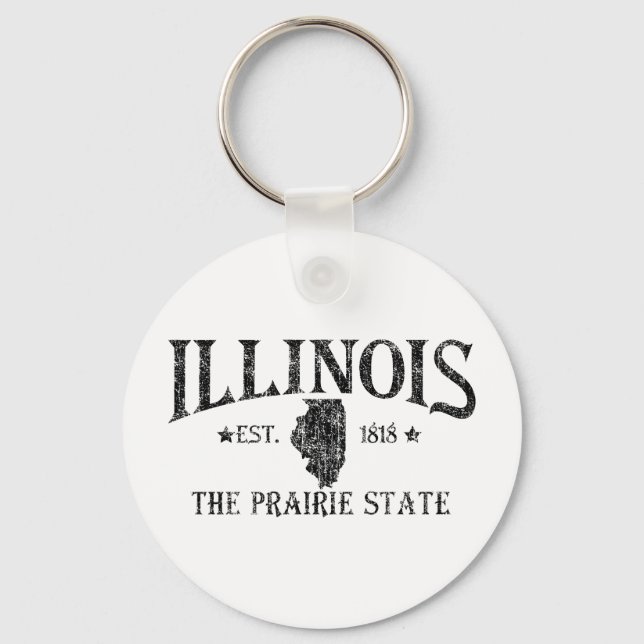 Illinois Keychain (Front)