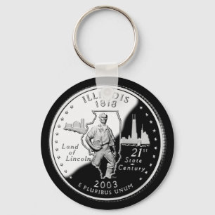 ILLINOIS KEYCHAIN