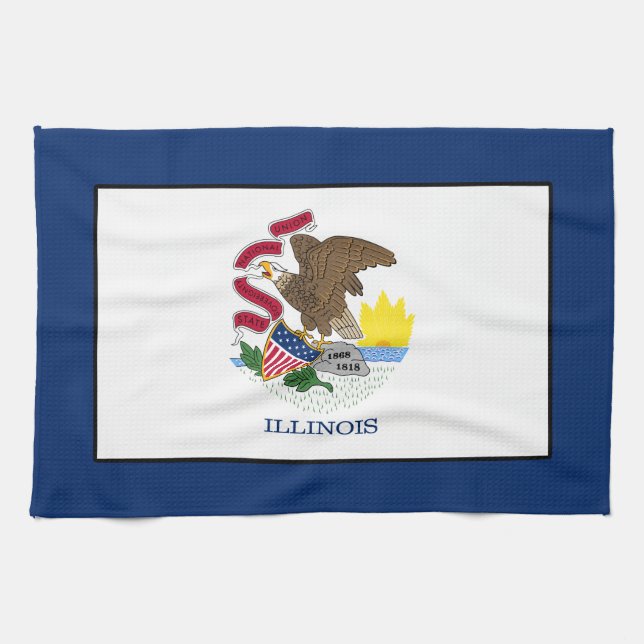 Illinois Kitchen Towel (Horizontal)