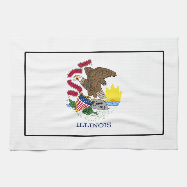 Illinois Kitchen Towel (Horizontal)